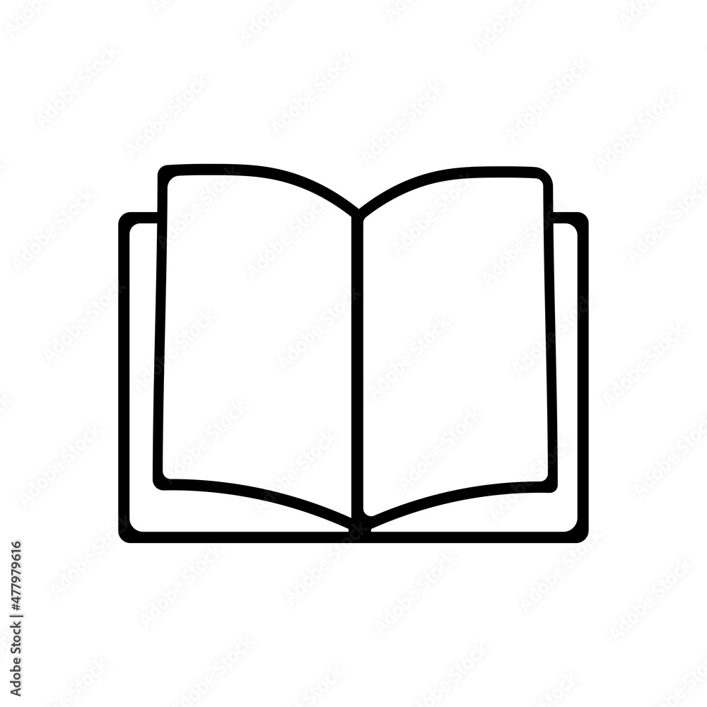 Book icon vector. open book icon vector. ebook icon Book icon vector. open book icon vector. ebook icon