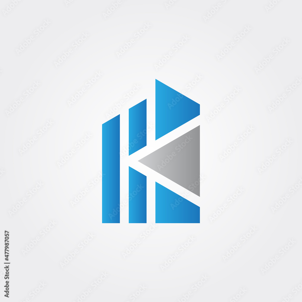 Letter K vector design illustrations Letter K vector design illustrations
