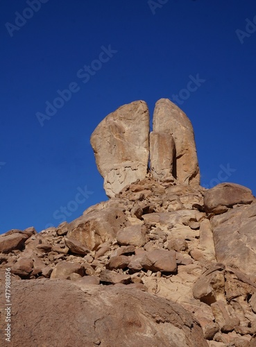 Split Rock in Saudi Arabia possibly Horeb photo