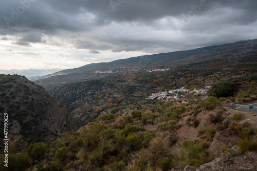 mountainous landscape in the province of Granada in southern Spain