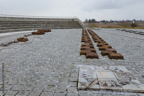 Grunwald monument on the battlefield. Poland. photo