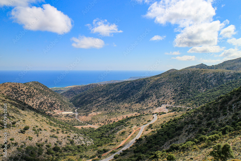 The Lasithi Plateau is a high endorheic plateau, located in the Lasithi regional unit in eastern Crete, Greece