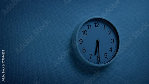 Wallpaper Mural 6.30 Wall Clock In The Dark Torontodigital.ca