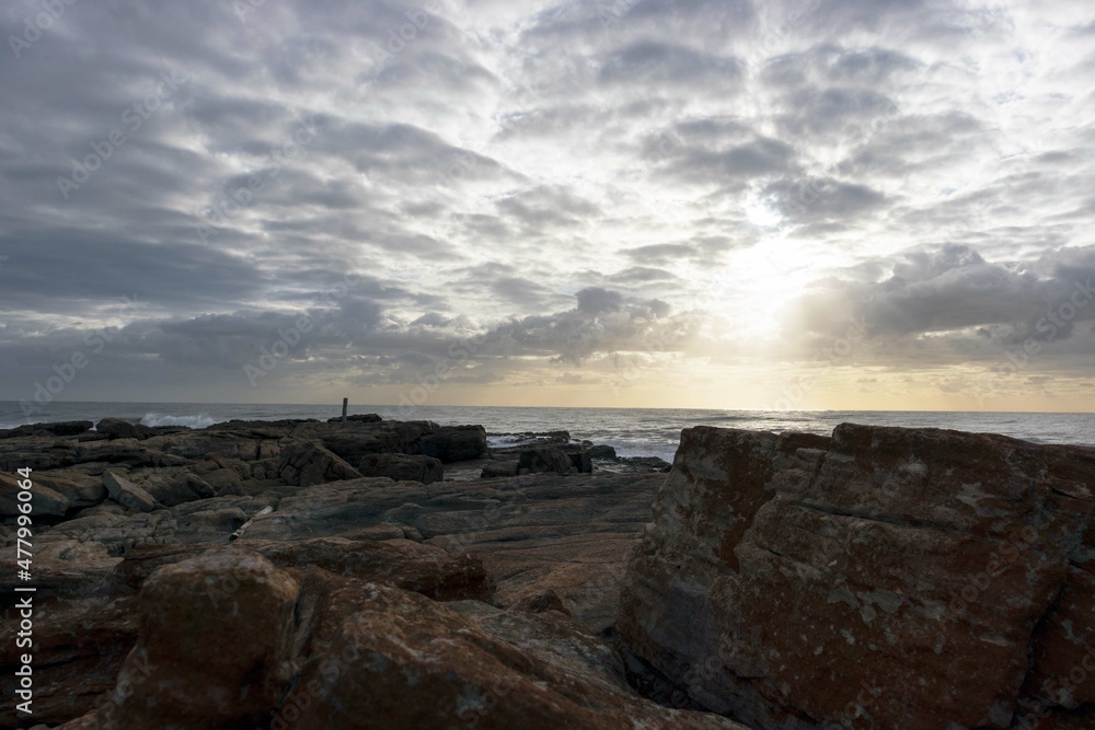 View of the ocean located at Margate in South Africa