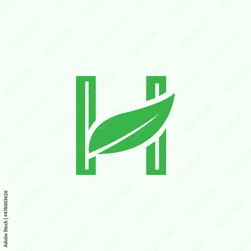 Obraz premium eco friendly logo