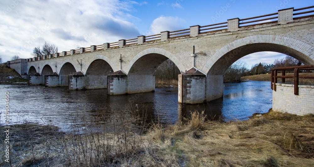Fototapeta premium bridge over the river
