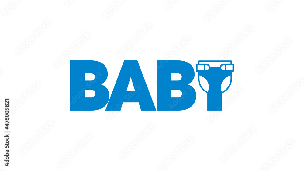 Diaper icon special collection logo set. Upload the creative baby print diaper vector. Design element creative linear logo. Diaper icon special collection logo set. Upload the creative baby print diaper vector. Design element creative linear logo.