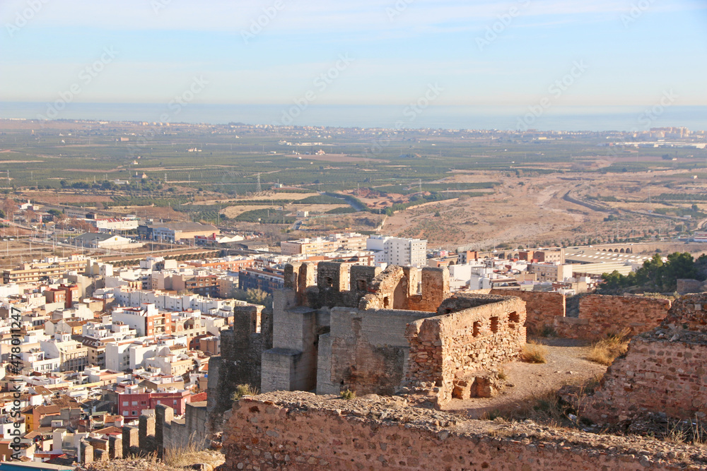 Sagunto town from the castle