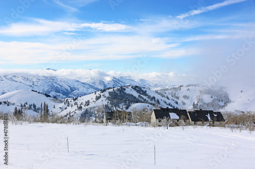 Powder Mountain Ski resort in Utah 
