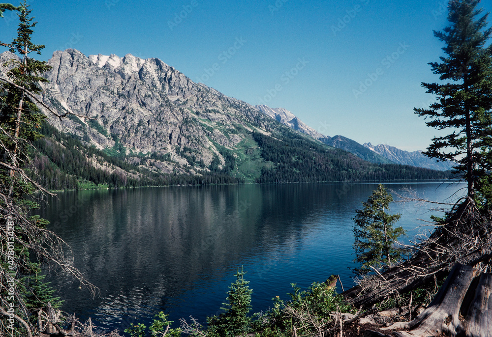 Jenny Lake in Grand Teton National Park. Jenny Lake in Grand Teton National Park.