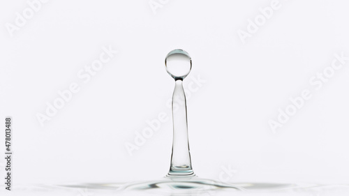 Water splash isolated on wh...