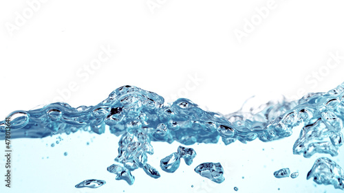 Blue water surface backgrou...