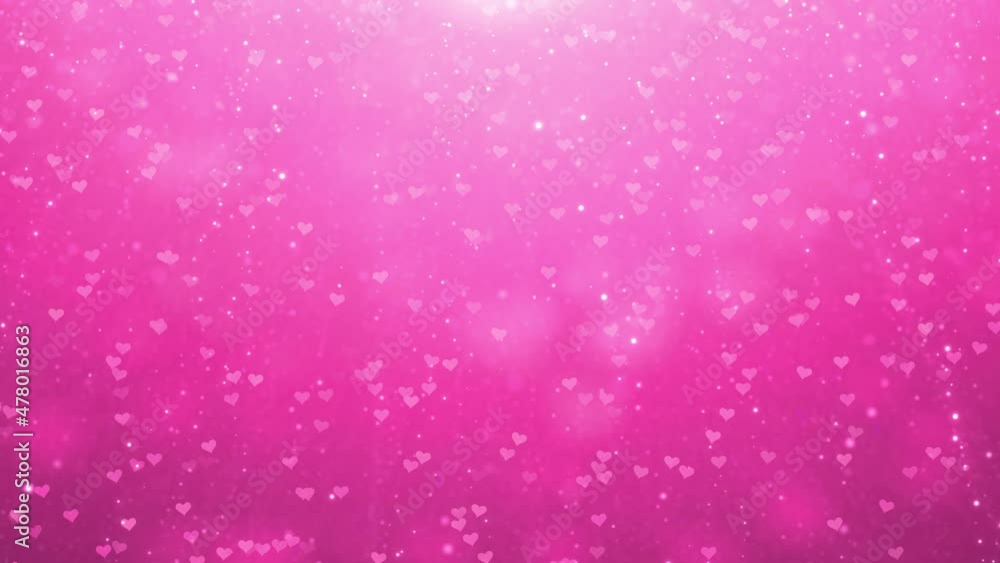 Beautiful violet colored valentine day loop animation background with heart shapes in slow motion. Beautiful violet colored valentine day loop animation background with heart shapes in slow motion.