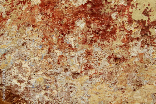 Grunge background : old damaged wall