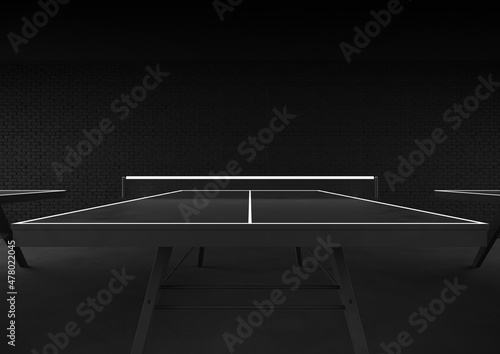 Fotografie Table tennis table