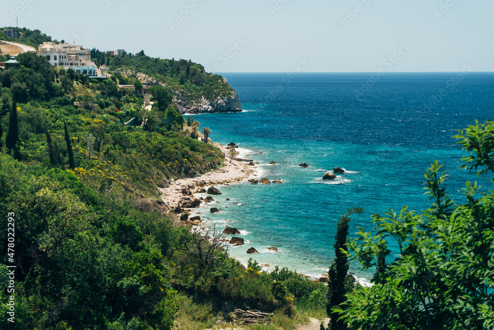 View of the sea and the beach Drobni Pijesak