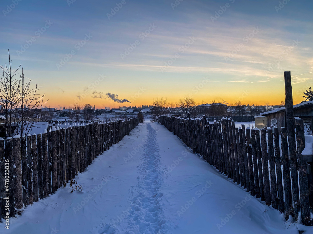 Winter village Winter village