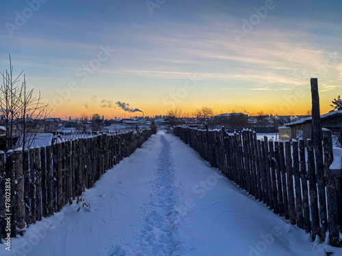 Winter village