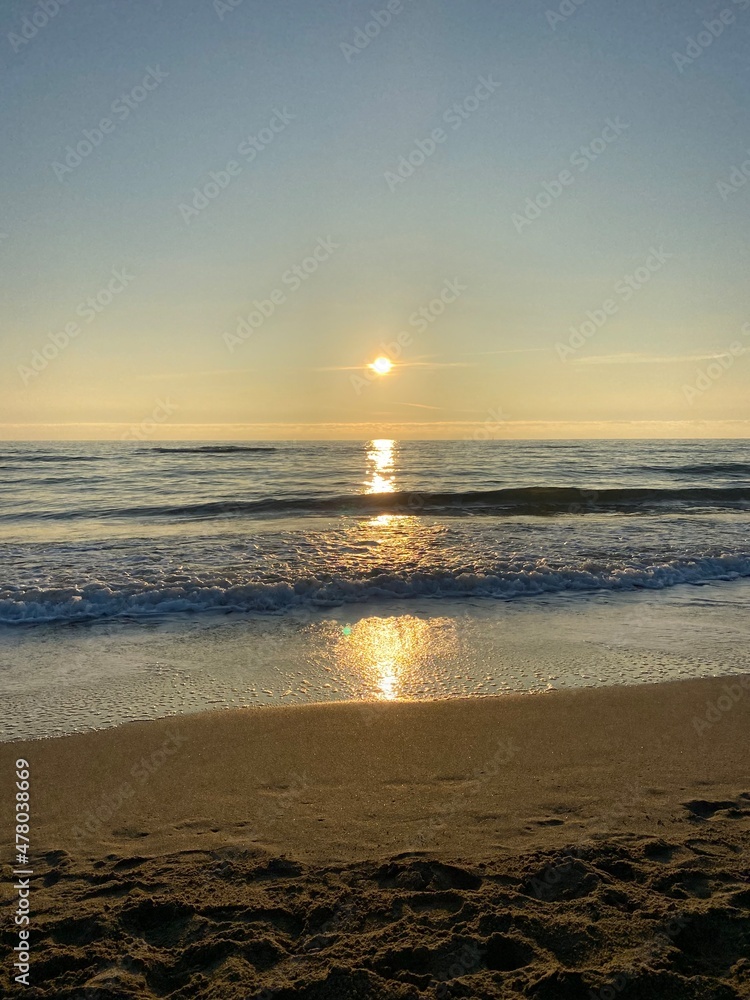 Fototapeta premium sunset on the beach