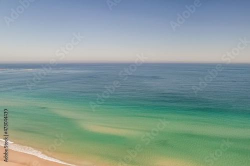 Long Exposure Drone Photo of Cronulla Beach Horizon