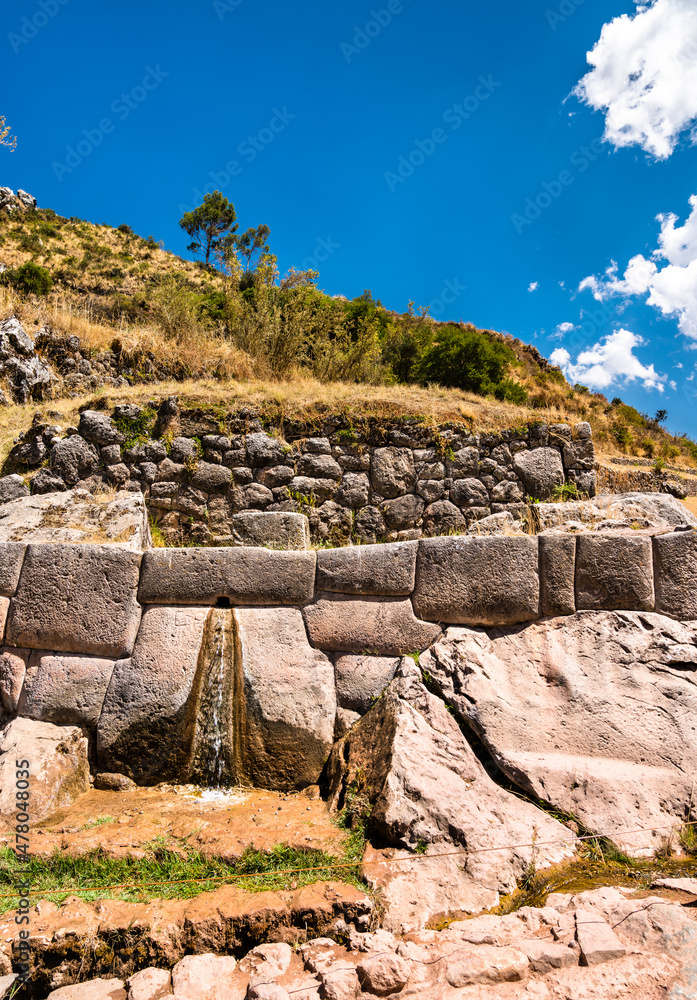 Tambomachay, an Incan archaeological site near Cusco in Peru