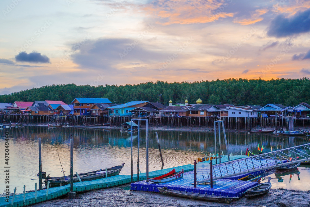 Bang Pay waterfront village in Phang-Nga