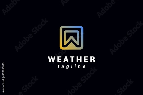 Free Download Letter w creative simple line art logo - GFXLoad
