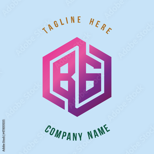 B6  lettering logo is simple, easy to understand and authoritative