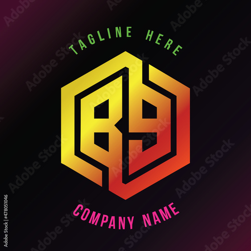 B9  lettering logo is simple, easy to understand and authoritative