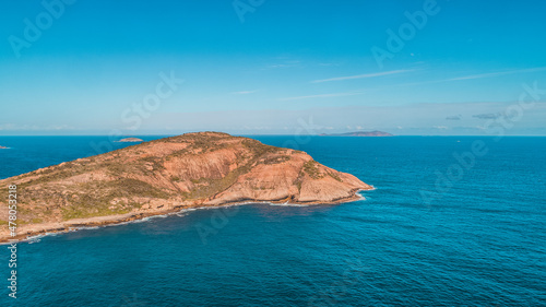 Drone shot of Thistle Cove Cape Le Grand Western Australia