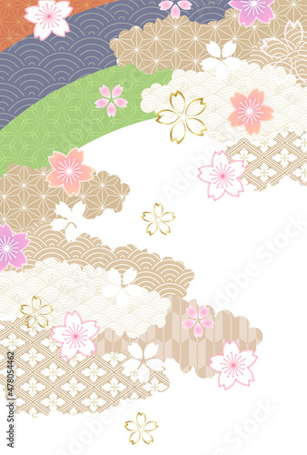 桜　和柄　春　背景 
