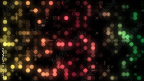 クリスマス イルミネーション ループCG