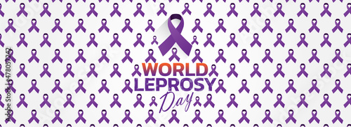 Vector illustration on the theme of World Leprosy Day in January