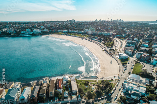 Photography Drone Photo Of Bondi Beach (COVID-19)