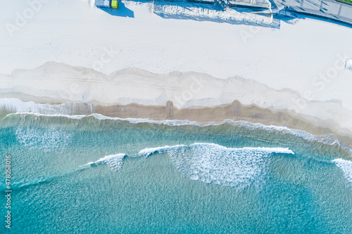 Drone Photo Of Bondi Beach  COVID-19 