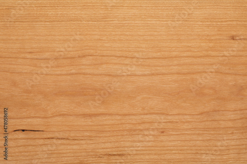 Wooden plank natural texture background. Cherry wood plank texture. 
