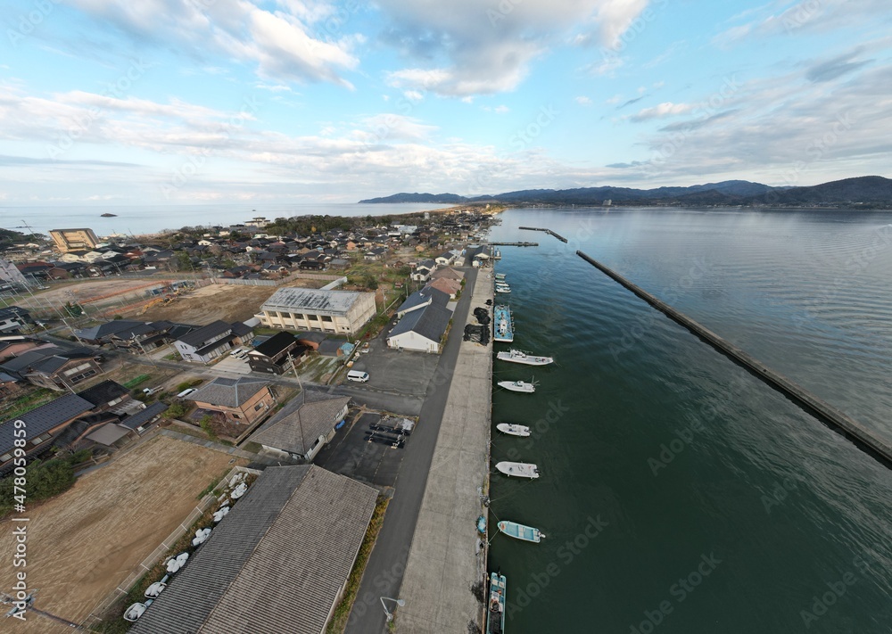 custom made wallpaper toronto digital山陰海岸国立公園　京丹後市久美浜町湊宮　停留された漁船