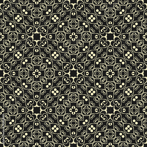 Vector seamless geometric pattern, background for design.