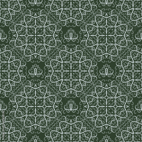 Vector seamless geometric pattern, background for design.