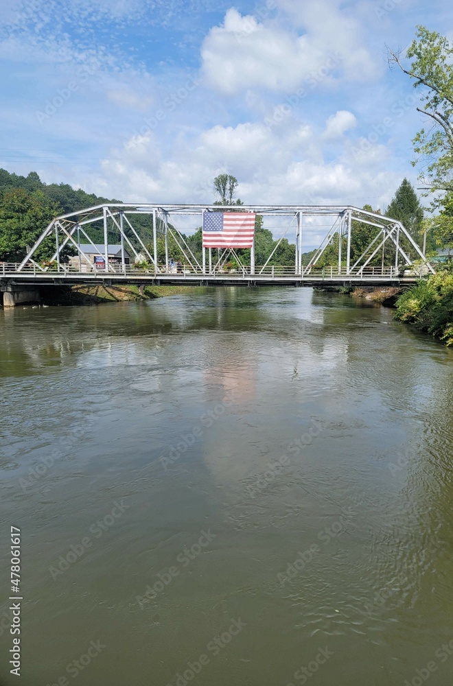 Old Steel Bridge in McCaysville