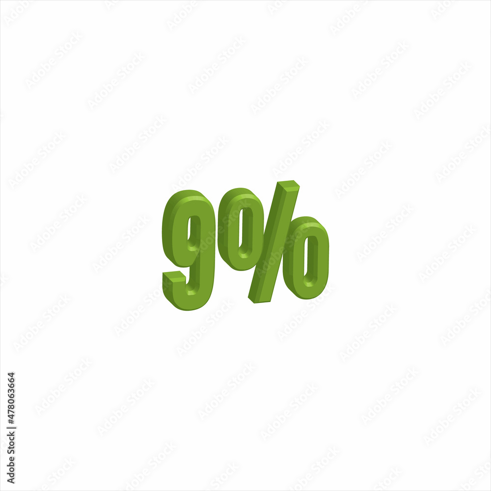 illustration of 3D Number for Discount from a font set with the background. illustration of 3D Number for Discount from a font set with the background.