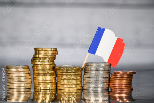 Argent euro banque credit piece France photo