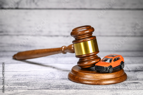 Obraz na płótnie justice proces enchere jugement loi adjugé auto voiture
