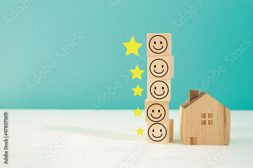 家の性能評価、不動産に関するサービスに対する評価