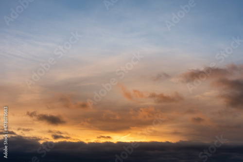 Abendhimmel Textur zum austauschen Himmel Sonnenuntergang © dk-fotowelt
