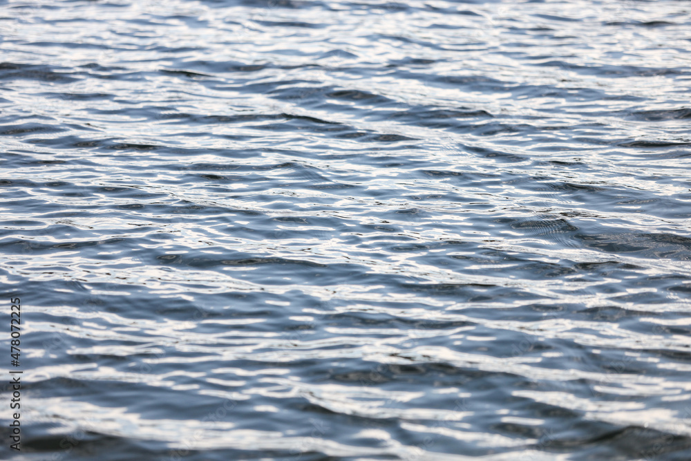 Close-up water reflection texture, pattern, with small waves. Close-up water reflection texture, pattern, with small waves.