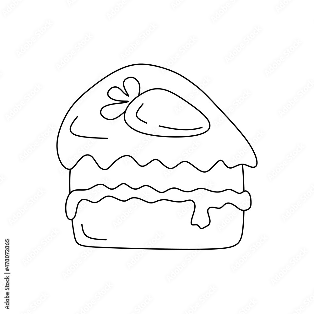 cake with cream icon cake with cream icon