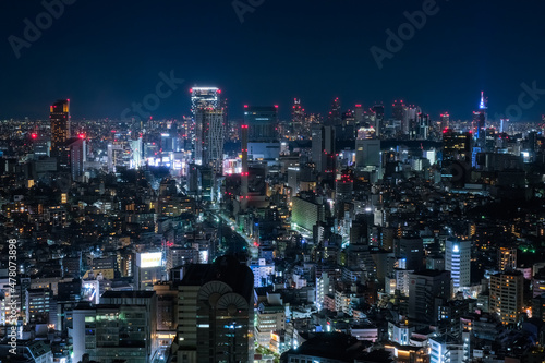 東京都 恵比寿ガーデンプレイスタワーからの夜景 渋谷方面 © 健太 上田