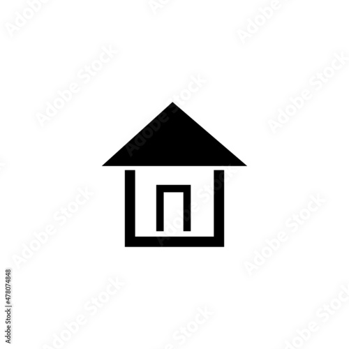 house icon or logo isolated sign symbol vector illustration - Collection of high quality black style vector icons 