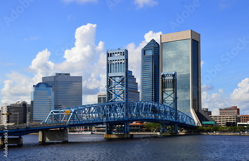 Skyline der Downtown von Jacksonville, Florida photo